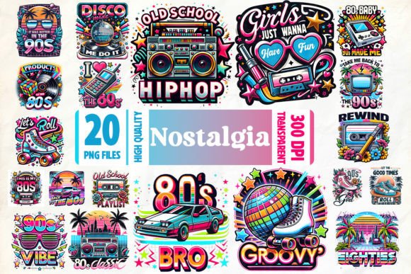 Download Retro Vibes Design Pack - Retro vibes Collection