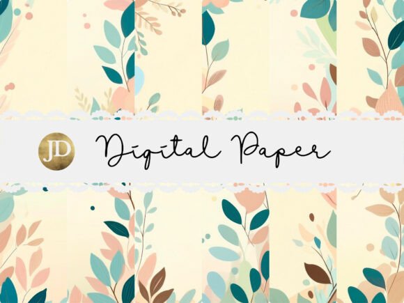 Download Minimalist Pastel Botanical Backgrounds - Botanical backgrounds Collection