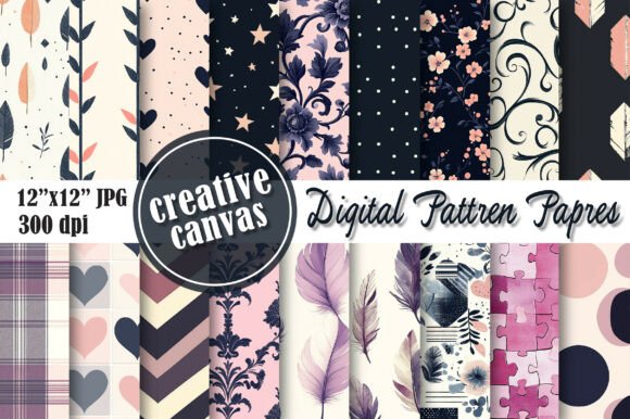 Download Boho Minimal Digital Paper Bundle - Minimal Collection