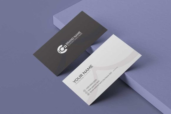 Download Dark Printable Business Card Template - Dark Collection