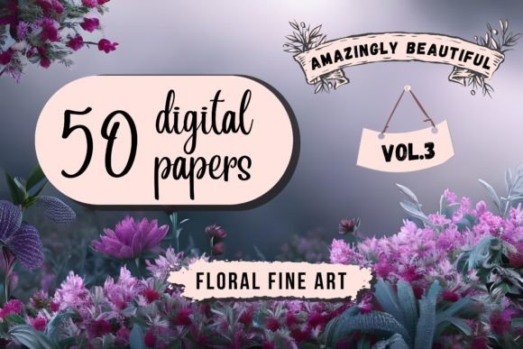 Download 50 Fine Art Floral Botanical Backgrounds - Botanical backgrounds Collection