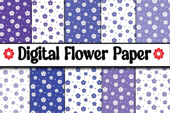 Download Digital Floral Papers, Seamless Patterns - Premium Resources