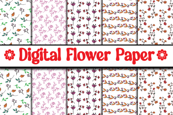Download Digital Floral Papers, Seamless Patterns - Premium Resources