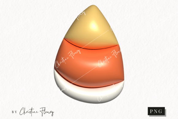 Download 3D Inflated Candy Corn Clipart - Candy corn Collection