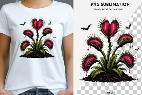 Download Gothic Venus Flytrap PNG | Dark - Dark Collection