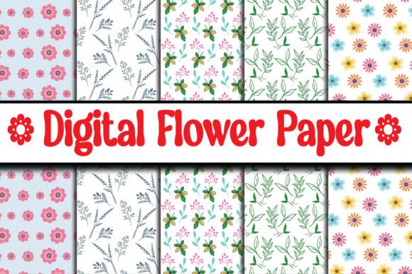 Download Digital Floral Papers, Seamless Patterns - Premium Resources