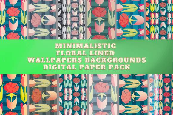 Download Minimalistic Art Deco Floral Wallpaper - Minimal Collection